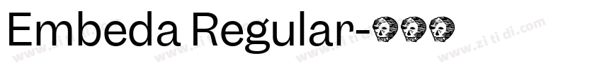 Embeda Regular字体转换